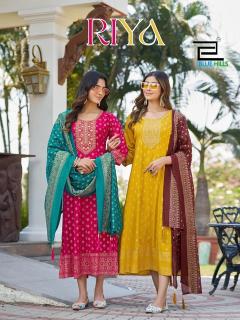 Blue hills riya anarkali gown wholesale kurti supplier in india